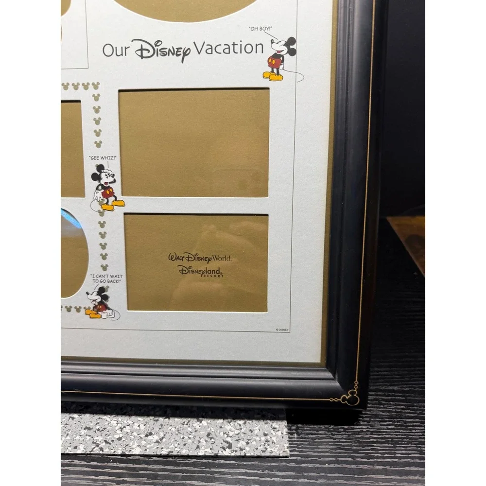 Disney Parks Our Disney Vacation Picture Photo Collage Frame 16x16 Mickey